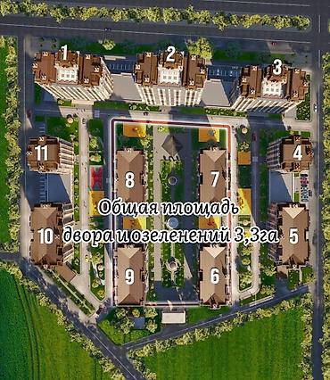элитка 3ком: 3 комнаты, 113 м², Асанбай мкр Элитка, 1 этаж, ПСО (под самоотделку) — 4
