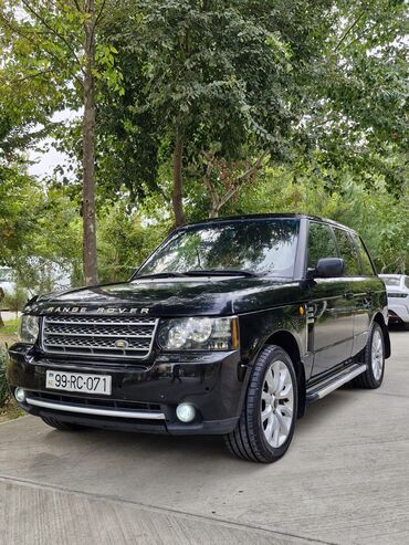 Land Rover: Range Rover L322 – 5 qapılı, qara rəngdə tam ölçülü SUV masinin mueyen — 9