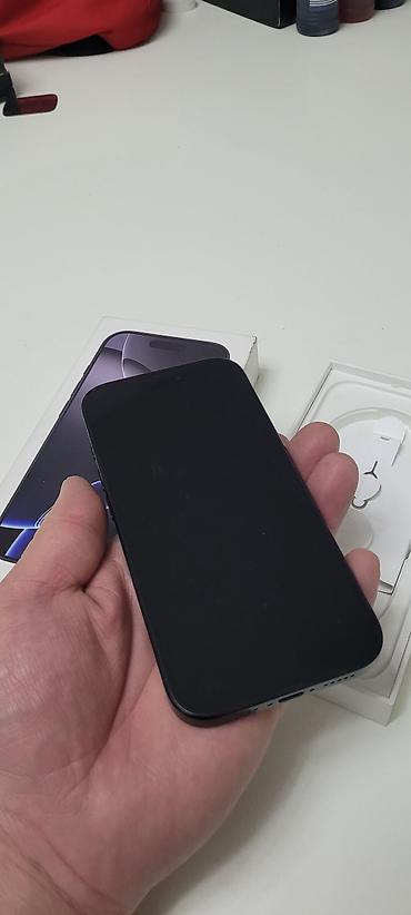 Apple iPhone: IPhone 16 Pro, Б/у, 256 ГБ, Черный, Коробка, 91 % — 2