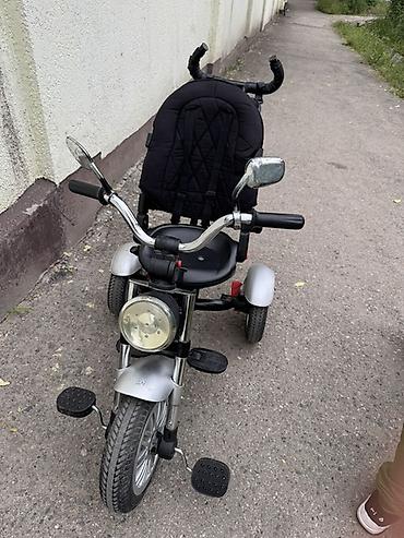 Детские велосипеды: Детский трехколесный велосипед-каталка с родительской ручкой - Формат — 11