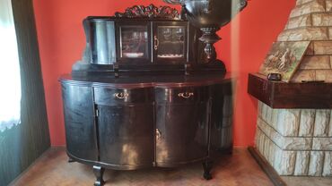 Stilske garniture: Trpezarijski komplet,puno drvo!Veliki ormar,manja komoda,sto sa šest — 4