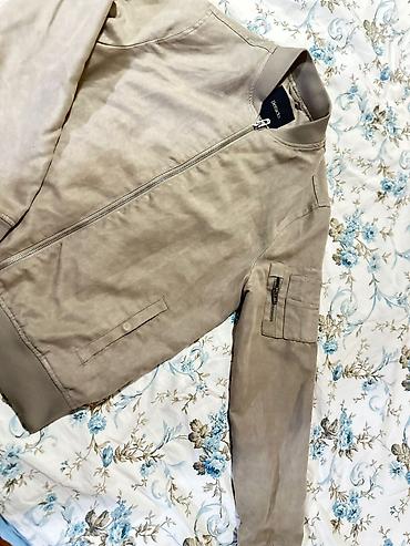 куртка бутон: Мужская куртка, 2XL, XL, Defacto, Б/у, цвет - Коричневый, Платная доставка, Самовывоз — 3