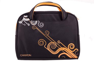 Чехлы и сумки для ноутбуков: Сумка Canyon CNR-NB22O Black - Orange Материал синтетический (нейлон)