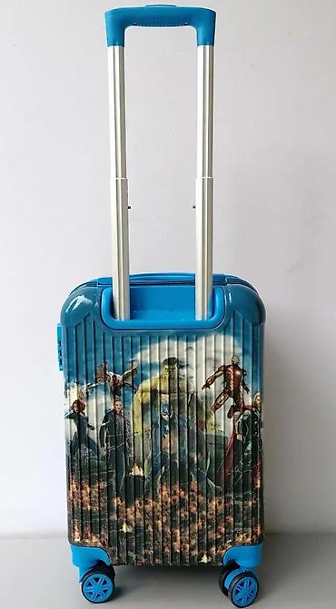 Rančevi, torbe i koferi: Dečji set kofera sa superherojskom tematikom (2 kom) - Dizajn: tvrde — 5