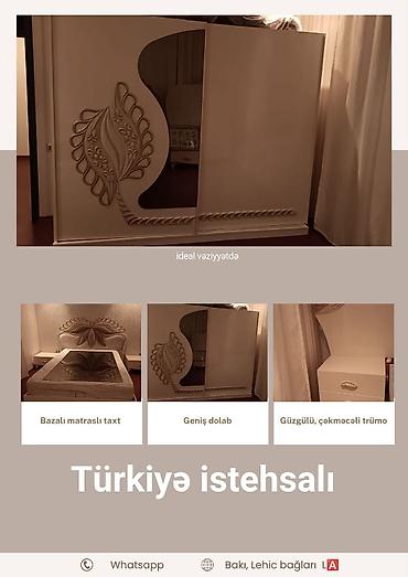 İkinəfərlik çarpayı, Dolab, Termo, 2 tumba, İşlənmiş lalafo.az -da İkinəfərlik çarpayı, Dolab, Termo, 2 tumba, İşlənmiş