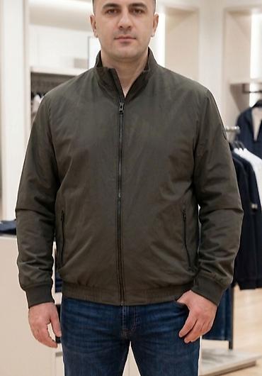 THE VOYAGE JACKET – Olive Lightweight - Rəng: zeytun-yaşıl - Kəsim