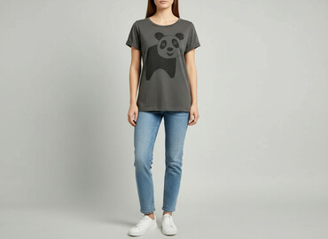 koszulka z napisem dzik: ONLY, T-shirt damski, rozmiar M