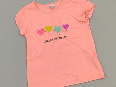 rozowa koszulka: Koszulka, Lc Waikiki, 5-6 lat, 110-116 cm, stan - Dobry