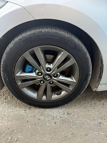 disk hunday: Hyundai orijinal yüngül lehimli disklər və şin komplekti - — 3