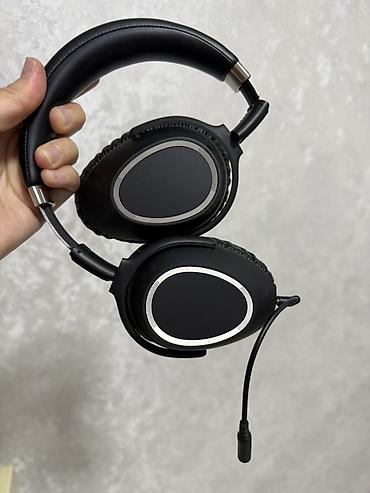 steelseries arctis: Беспроводные накладные наушники, Sennheiser, Б/у — 3