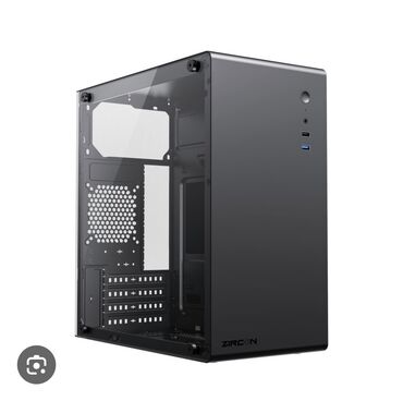 Корпусы ПК: Корпус ПК, Б/у, Micro-ATX, цвет - Черный