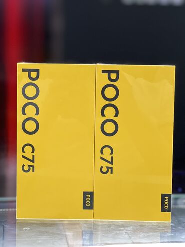 купить техно пова 6 нео: Poco C75, Жаңы, 128 ГБ, түсү - Кара, 2 SIM