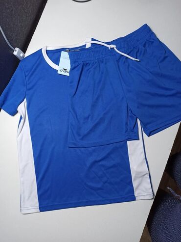 футбольная одежда: Комплект, цвет - Синий, Новый