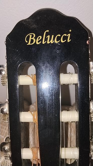 Музыкальные инструменты: Классическая гитара Belucci, черный глянцевый корпус. СРОЧНО ПРОДАМ — 3