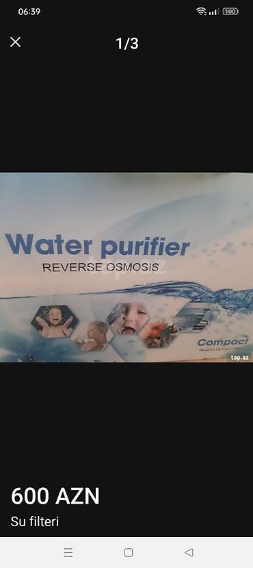 Reverse Osmosis su təmizləyici – My Life Compact - Texnologiya