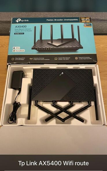 Modemlər və şəbəkə avadanlıqları: Modem TP-Link Archer AX73 AX5400 Wi-Fi 6 . az islenmis ela veziyyetde