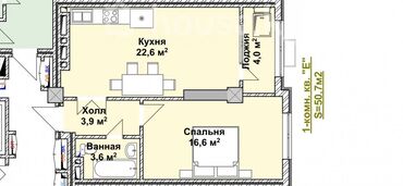 Куплю квартиру: 2 комнаты, 50 м², Элитка, 8 этаж, ПСО (под самоотделку)