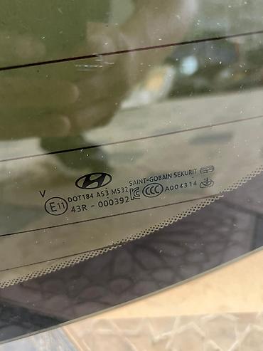 сьемный тонировка: Стекло Багажника Hyundai, 2020 г., Б/у, Оригинал — 4