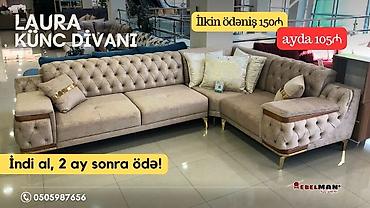 Divanlar: Künc divan, Yeni, Açılan, Bazalı, Parça, Ünvana pulsuz çatdırılma — 5