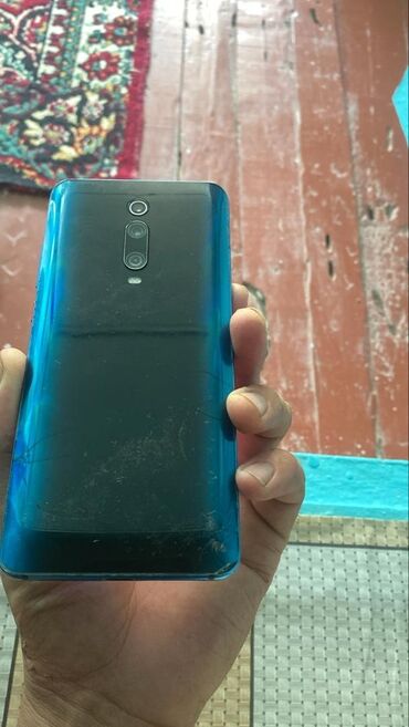 наушник ми: Xiaomi, Mi 9T, Б/у, 128 ГБ, цвет - Синий, 2 SIM