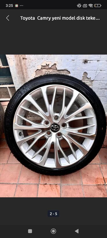 Su nəqliyyatı: Disk təkər Toyota 215 / 55 / R 17, 5 Boltlu