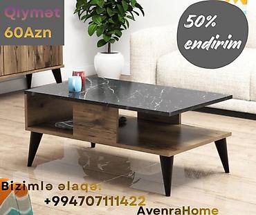 mdf material: Düz masa, Açılmayan, Təkərsiz, MDF, Zəmanətsiz — 4