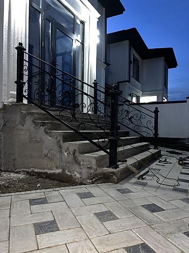 Изготовление перил: Изготовление перил Материал: Кованное железо, Наружные, Бесплатная доставка — 54