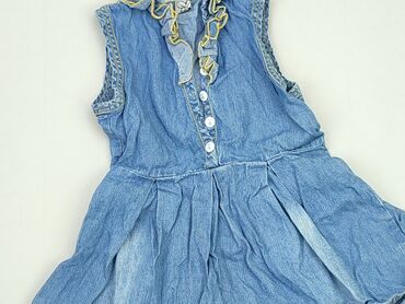 blekitna sukienka: Sukienka, 3-4 lat, 98-104 cm, stan - Dobry