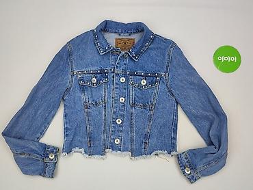 ramoneska oversize: Amisu, Kurtka jeansowa damska, rozmiar 2XS — 2
