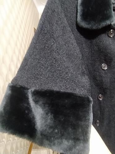 Пальто: Пальто, 4XL, цвет - Черный — 4
