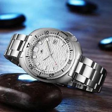 Ručni satovi: ADDIESDIVE AD2117 - 43.8mm - Bela - Seiko Captain Willard ADDIESDIVE — 9