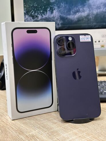 Apple iPhone: IPhone 14 Pro Max, 128 GB, Deep Purple