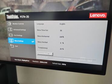 Monitori: Lenovo IPS monitor 27" 2K Prodajem vrhunski monitor Lenovo — 16