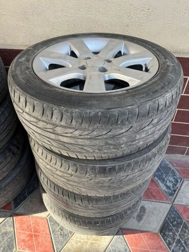 купить диски на хонду: Дөңгөлөктөр монтажда 195 / 55 / R 15, Жай, Комплект, Жеңил унаалар, Куйма, тешиктери - 4