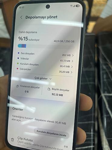 samsung işlənmiş: Samsung 256 GB, rəng - Boz, İki sim kartlı — 1