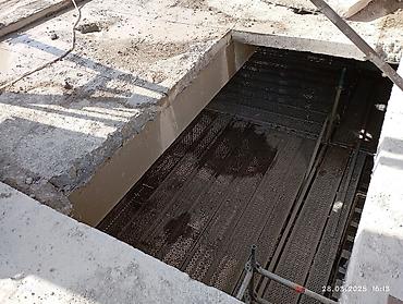 Beton işləri: Səssiz tozsuz səliqəli kəsim. Beton katlavan monolit kubik — 4