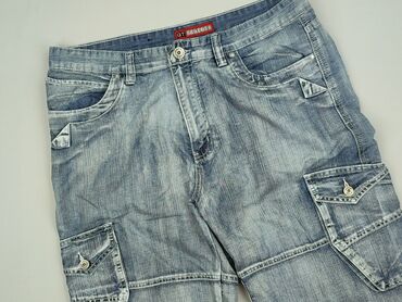 czarne spodnie i koszula: Shorts for men, size M