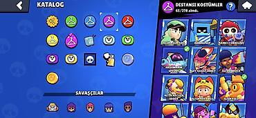 Digər: Brawl Stars oyun hesabı - Kupa: 47,601 - Seviyyə: 22, XP 175/950 - — 10