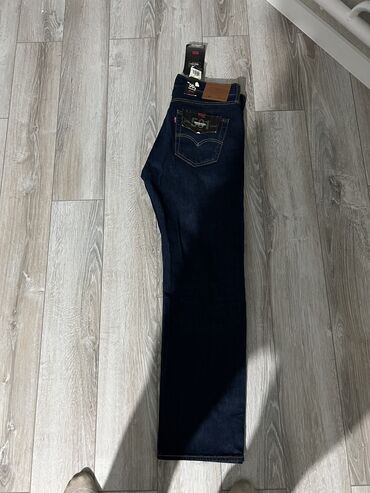 черный джинсы: Джинсы и брюки, цвет - Синий, Новый