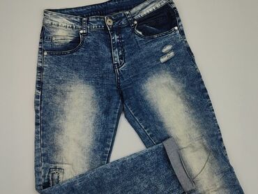 spódnice jeans biała: Jeansy, S, stan - Dobry