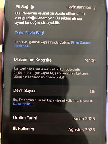 iphone 11 batareya: IPhone 16, 128 GB, Mavi, Face ID, Simsiz şarj — 6