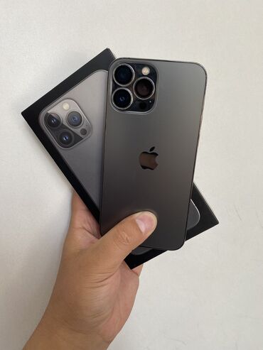 10 айфон в корпусе 13: IPhone 13 Pro Max, 256 ГБ, Черный, Коробка, 89 %