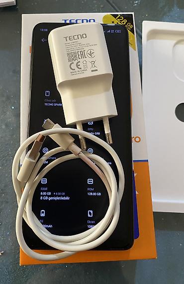 m4 pro: Tecno Spark 10 Pro, 128 GB, Face ID, Sənədlərlə, Sensor — 6