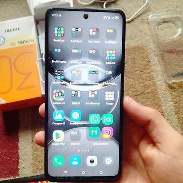 Tecno: Tecno Spark 30, Новый, 256 ГБ, цвет - Черный, 1 SIM, 2 SIM — 6