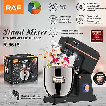 mıkser: RAF Stand Mixer R.6615 – stasionar mətbəx mikseri Xüsusiyyətlər: - — 3