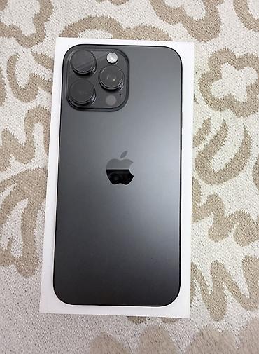 IPhone 16 Pro Max, Б/у, 256 ГБ, Black Titanium, Защитное стекло, Чехол, Кабель, 93 %