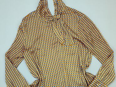 czarne bluzki z długim rękawem eleganckie: Blouse, Zara, S (EU 36), condition - Very good