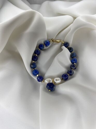 Bijuteriya dəstləri: Qadın bijuteriyası – təbii daşlı qolbaqlar və boyunbağılar seti - — 2