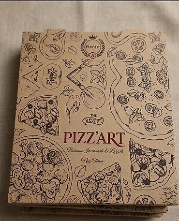 take away: Pizza qutuları – loqolu və loqosuz - Material: möhkəm, qida ilə təmas — 3