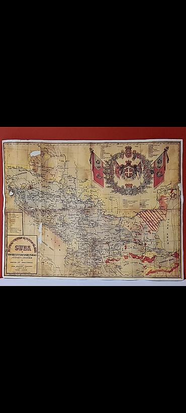 Slike i ramovi: Istorijsko-etnografska geografska mapa Srba i srpskih (jugoslovenskih) — 1